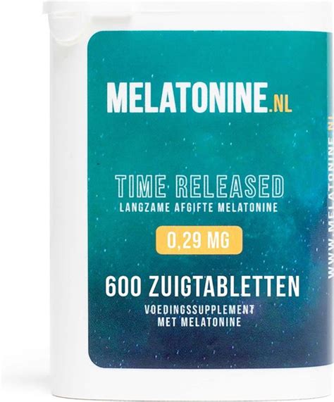 Melatonine.nl - Melatonine 0,29 mg Time Released - 600 tabletten ...