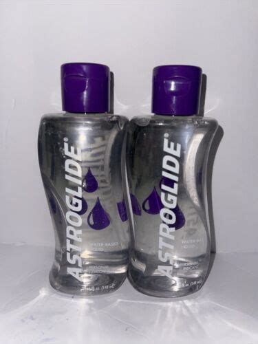 2 Astroglide Liquid Water Based Personal Lubricant Sex Lube Moist 5oz