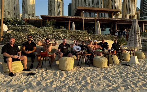 Photos Conor Mcgregor Flexes Biceps Alongside Team Sunshine Beachside