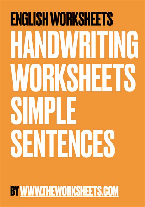 10 Stunningly Simple Handwriting Worksheets Practice Now