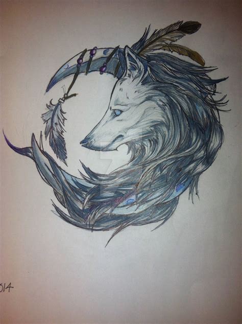 Wolf in moon by theblackcomet on DeviantArt