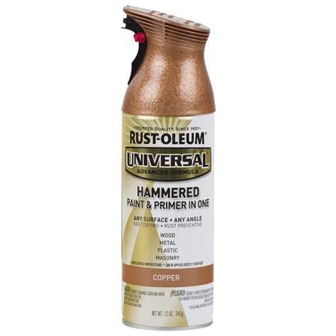 Rust Oleum Universal 12 Oz All Surface Hammered Copper Spray Paint And