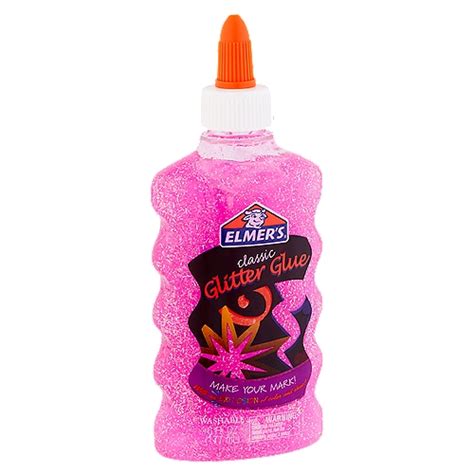 Elmer S Classic Pink Glitter Glue 6 Fl Oz