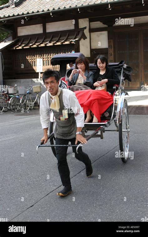 Rickshaw Asakusa Japan Tokyo Stock Photo Alamy