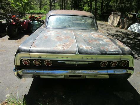 Unrestored 1964 Chevrolet Impala Ss Off The Road For Decades Is Still