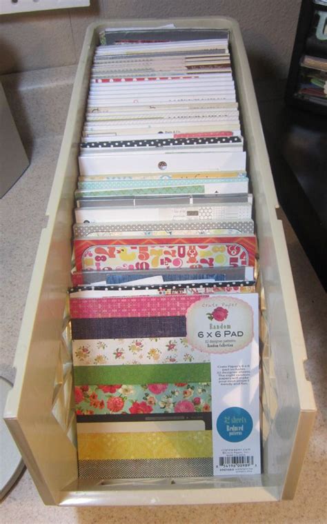 Kat S Scrappy Bloggy Life Storing X Scrapbooking Paper Pads And