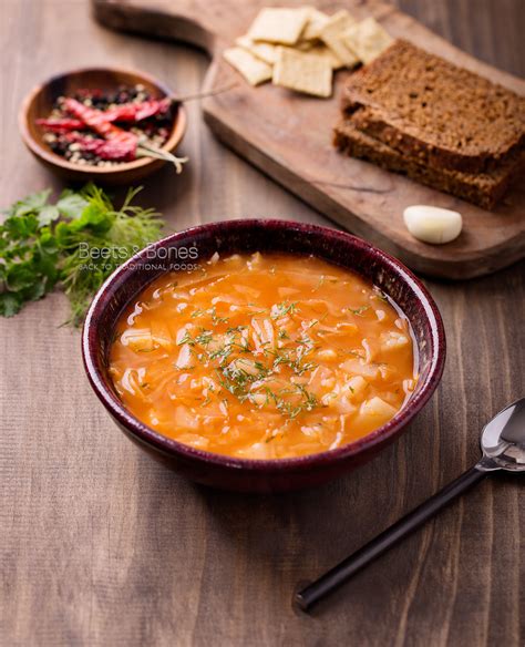 One Pot Russian Cabbage Soup Shchi Beets And Bones