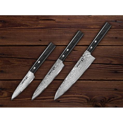 Buy Samura DAMASCUS 67 Set Of 3 Knives CAESARS Singapore Armours