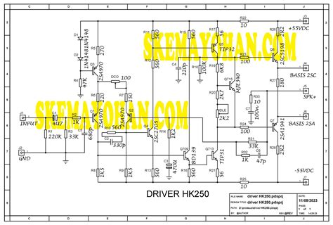 SKEMA DRIVER HK250 - AUDIO SCHEMATICS COLLECTIONAUDIO SCHEMATICS COLLECTION