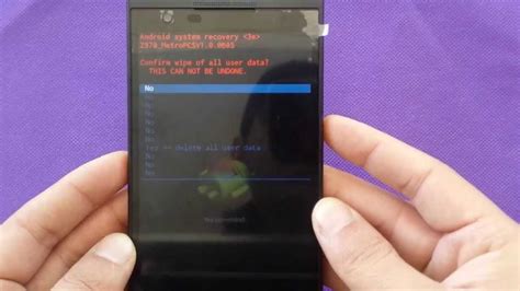 Zte Zmax Hard Reset For Metro Pcs Youtube