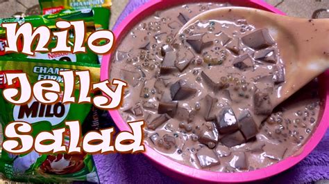 MILO JELLY SALAD With Sago Sobrang Sarap Perfect Dessert Must Try