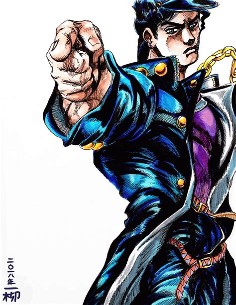 Fanart Jotaro Manga Color Palette Rstardustcrusaders