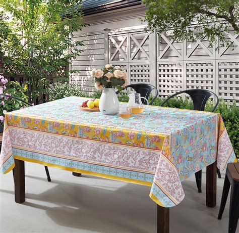 Home Bargains Plus Rectangle Vinyl Tablecloth With Flannel Backing