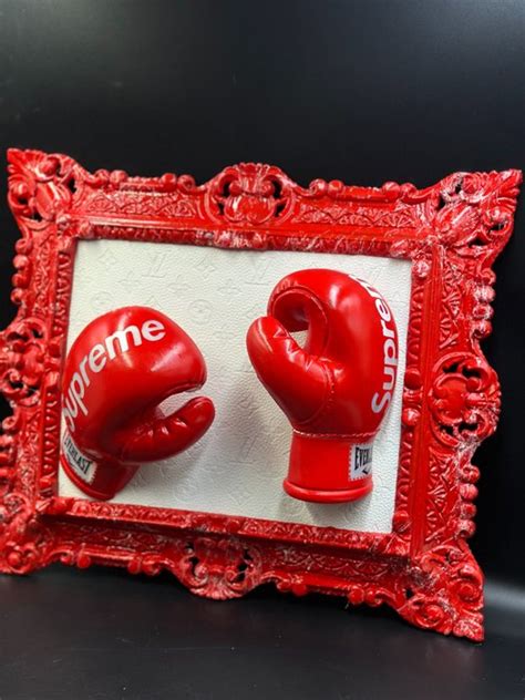 Art Stray Nos Boxing gloves frame Suprême Catawiki