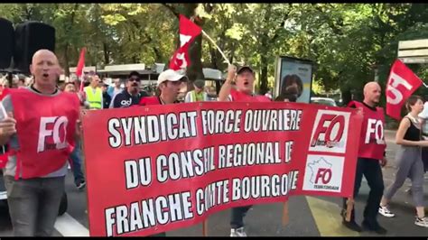 Manifestation 18 octobre avec Force Ouvrière YouTube