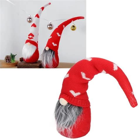 FYDUN Ornements de décor de Gnomes en peluche Poupées Gnomes de saint