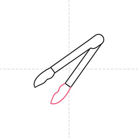 How To Draw Tongs In (6) Easy Steps For Kids