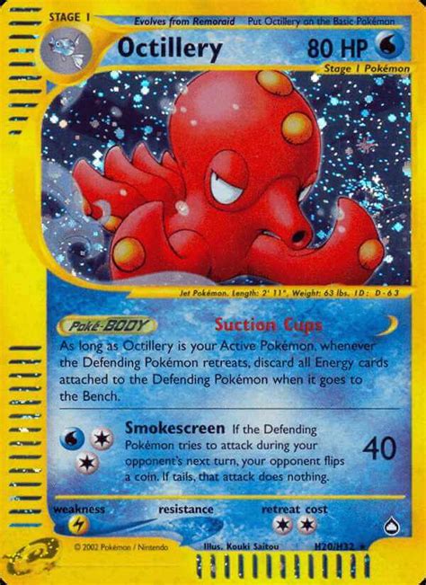 Octillery Ecard2 H20 Pokémon Card Database Pokemoncard