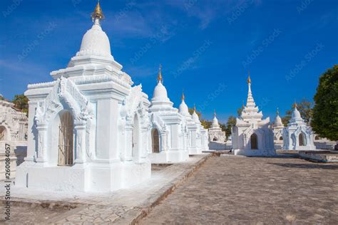 The World Biggest Book Contained In White Stupas Inscribed On Large