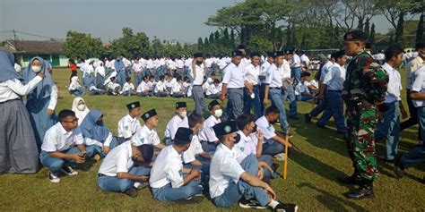 Siswa SMK YPM 8 Digembleng Kedisiplinan Dan Bela Negara Oleh Kompi