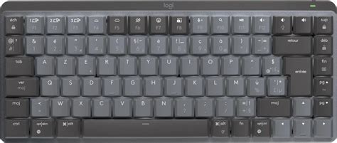 Logitech Clavier Sans Fil MX Mechanical Mini Tactile Quiet AZERTY