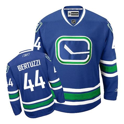 Todd Bertuzzi Vancouver Canucks Reebok Premier Royal Blue New Third ...