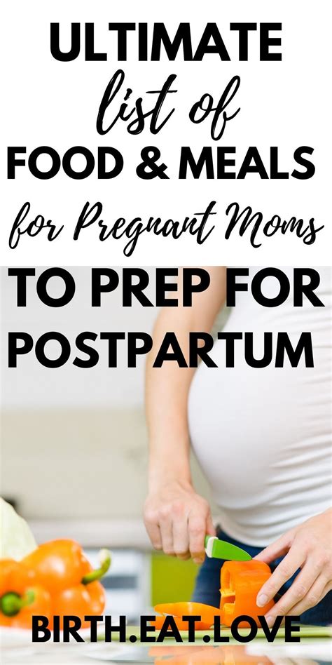 The Ultimate Grocery List For Postpartum Artofit