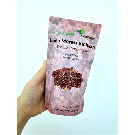 Jual Szechuan Peppercorn 100gr Sichuan Pepper Lada Lada Merah Hua