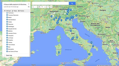 Auto A Idrogeno Ecco Dove Potranno Fare Il Pieno In Italia Mappa