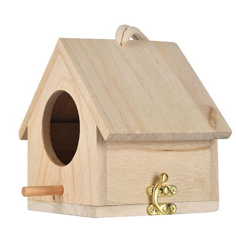 Diy Houten Vogel Huis Nest Handgemaakte Milieuvrie Grandado