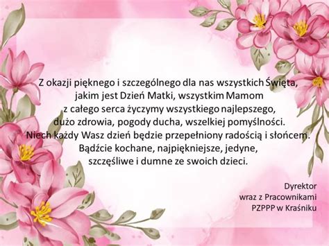 Życzenia na Dzień Mamy POWIATOWY ZESPÓŁ PORADNI PSYCHOLOGICZNO