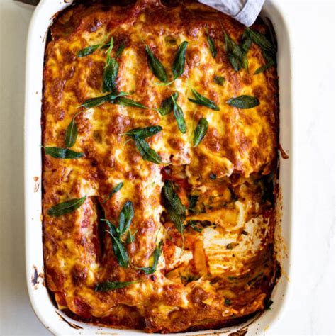 Butternut Squash Spinach Cannelloni Simply Delicious