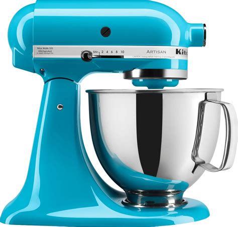 Customer Reviews Kitchenaid Artisan Tilt Head Stand Mixer Crystal Blue Ksm150pscl Best Buy