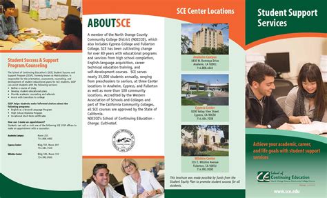 SCE Student Support Services Brochure by NOCCCD School of Continuing Education - Issuu