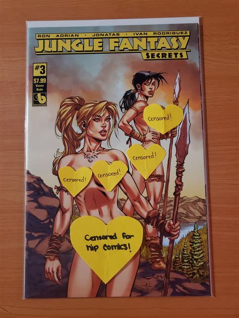 Jungle Fantasy Secrets 3 Vixens Nude Variant Cover Comic Books