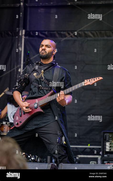 Nu Metal Band Bloodywood Performing At Brutal Assault Festival In