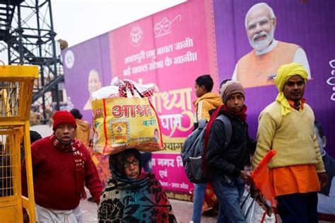 Indias Modi Leads Consecration Of Grand Ram Temple In Ayodhya The