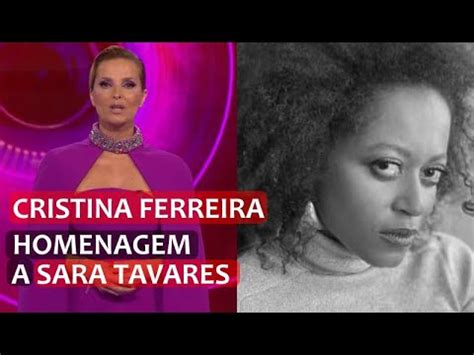 Cristina Ferreira Presta Homenagem Emocionante A Sara Tavares Youtube