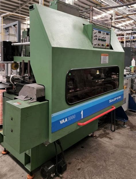 Soudronic VAA 1000 Automatic Body Welder Villalta Canmaking Machinery