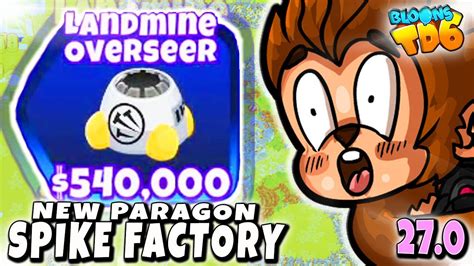 Nowy Paragon Spike Factory Paragon Bloons Td Pl Mods Youtube