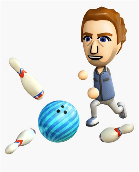 Bowling Mii - Mii Bowling, HD Png Download - kindpng