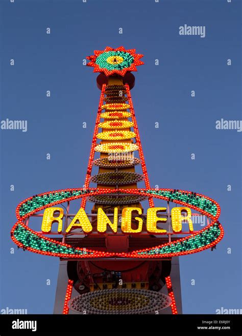 The Ranger One Of The Rides At Luna Park Amusement Park In Sydney