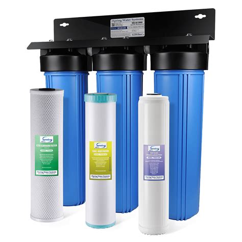 Ispring Whole House Water Filter System W Polyphosphate Anti Scale