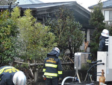 木造平屋建て住宅全焼 住人の男性けが 磐田で火災｜あなたの静岡新聞