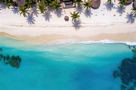 Premium Photo | Beautiful paradise beach resort aerial photo