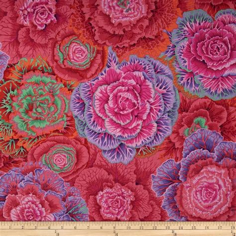 Kaffe Fassett Collective Brassica Red Kaffe Fassett Fabric Kaffe