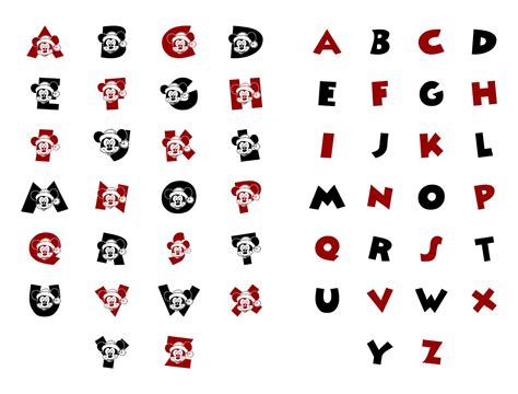 10 Best Alphabet Disney Font Printables Artofit