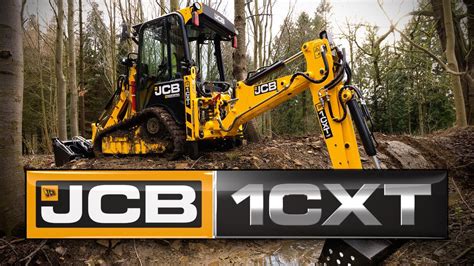 JCB 1CXT The World's smallest backhoe - Now with tracks! - YouTube