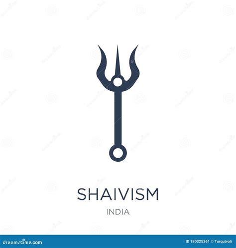 Shaivism Icon. Trendy Flat Vector Shaivism Icon on White Background ...