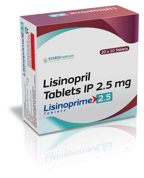 2 5mg Lisinopril Tablets IP At Rs 50 Strip In Jaipur ID 21006730448